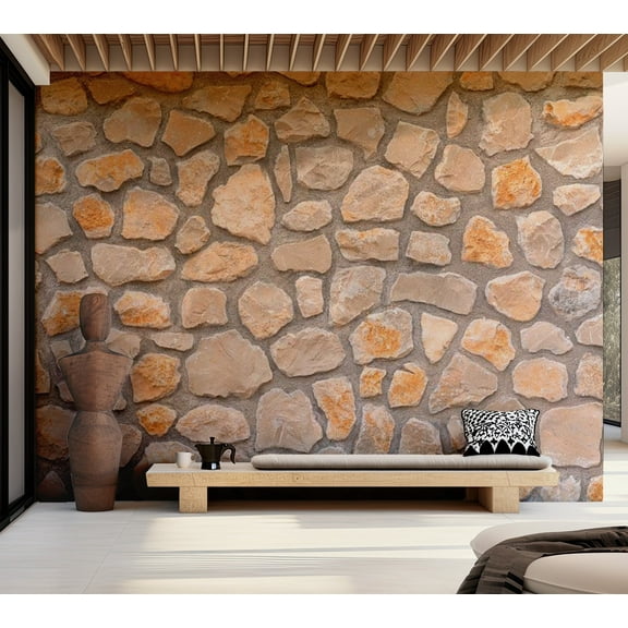 Tiptophomedecor Background & Patterns Wallpaper Wall Mural - Stone Age