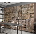 thumbnail image 1 of Tiptophomedecor Background & Patterns Wallpaper Wall Mural - Stone Puzzles, 1 of 8