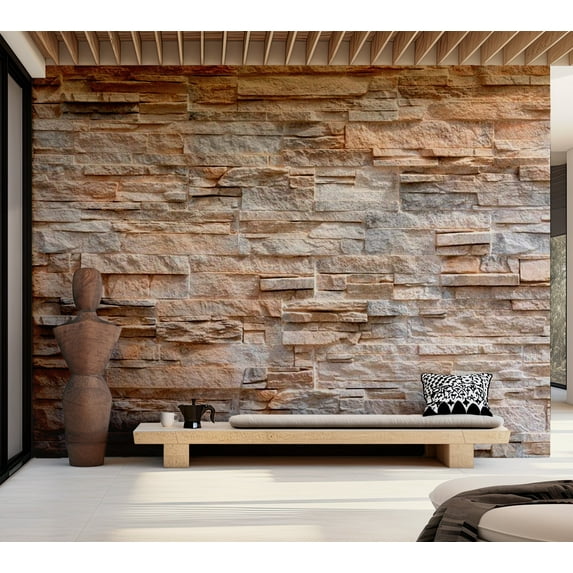 Tiptophomedecor Background & Patterns Wallpaper Wall Mural - Stone Virtuosity