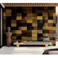 thumbnail image 1 of Tiptophomedecor Background & Patterns Wallpaper Wall Mural - Wooden Cubes, 1 of 8