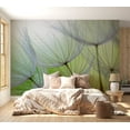 thumbnail image 1 of Tiptophomedecor Botanical Wallpaper Wall Mural - Dandelions, 1 of 6