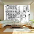 thumbnail image 1 of Tiptophomedecor Cityscape Wallpaper Wall Mural - A Walk Through Parisian Streets, 1 of 4