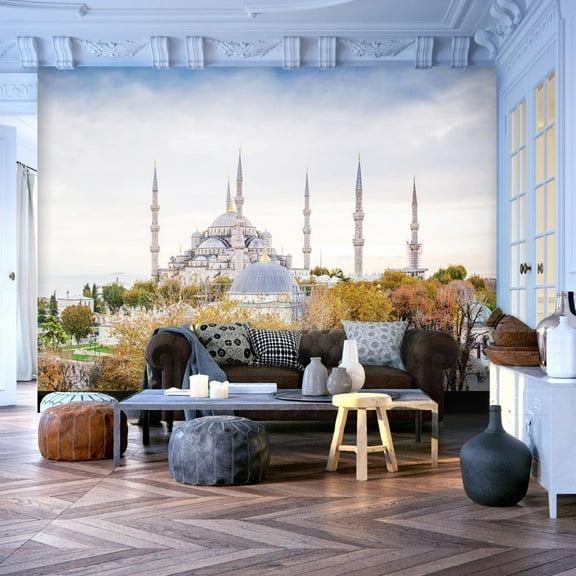 Tiptophomedecor Cityscape Wallpaper Wall Mural - Hagia Sophia - Istanbul