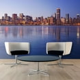 thumbnail image 1 of Tiptophomedecor Cityscape Wallpaper Wall Mural - Icy Downtown Chicago, 1 of 4