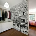 thumbnail image 1 of Tiptophomedecor Cityscape Wallpaper Wall Mural - Sketch Of Parisian Fountain, 1 of 4