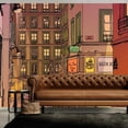 thumbnail image 1 of Tiptophomedecor Cityscape Wallpaper Wall Mural - Supper In Paris, 1 of 4