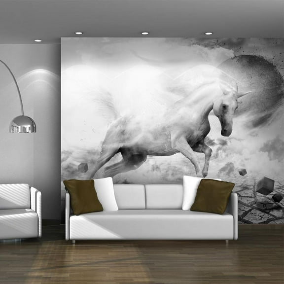 Tiptophomedecor Fiction Wallpaper Wall Mural - Unicorn