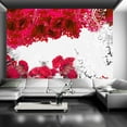 thumbnail image 1 of Tiptophomedecor Floral Wallpaper Wall Mural - Colors Of Spring: Red, 1 of 4