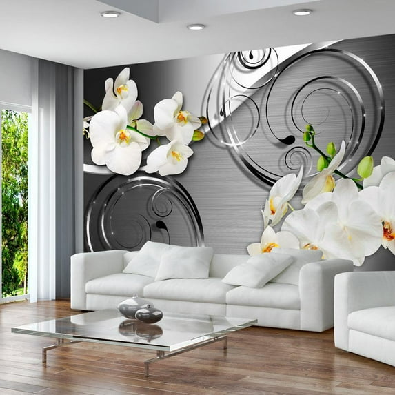 Tiptophomedecor Floral Wallpaper Wall Mural - Expectation