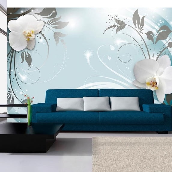 Tiptophomedecor Floral Wallpaper Wall Mural - Hope