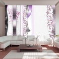 thumbnail image 1 of Tiptophomedecor Floral Wallpaper Wall Mural - Parade Of Orchids In Violet, 1 of 4