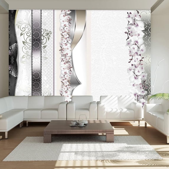Tiptophomedecor Floral Wallpaper Wall Mural - Parade Of Orchids