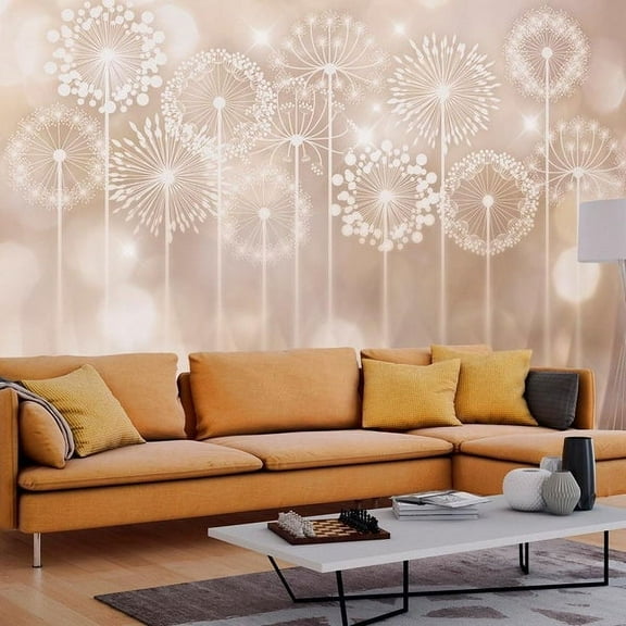 Tiptophomedecor Floral Wallpaper Wall Mural - Radiant Flowers