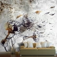thumbnail image 1 of Tiptophomedecor Floral Wallpaper Wall Mural - Recall Sunflowers, 1 of 4