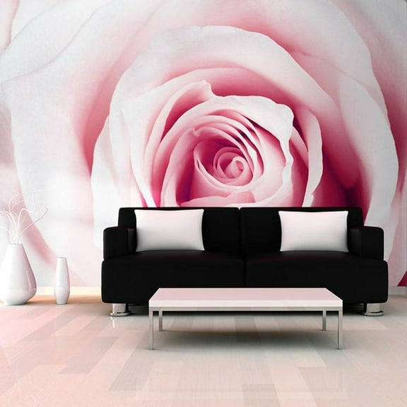 Tiptophomedecor Floral Wallpaper Wall Mural - Rose Maze