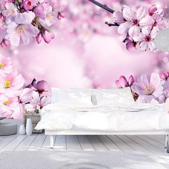 Tiptophomedecor Floral Wallpaper Wall Mural - Say Hello To Spring
