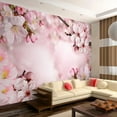 thumbnail image 1 of Tiptophomedecor Floral Wallpaper Wall Mural - Spring Cherry Blossom, 1 of 4