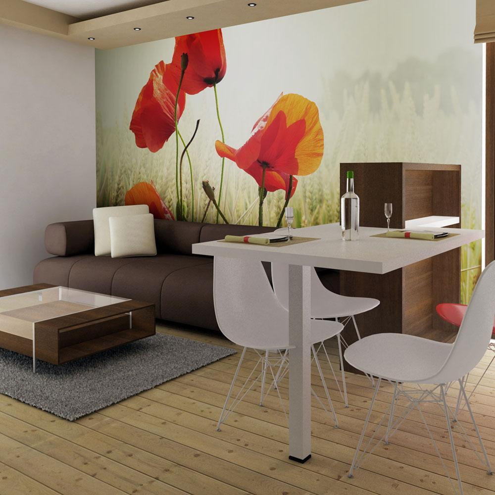 Tiptophomedecor Floral Wallpaper Wall Mural - The Beauty Of Wild ...