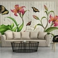 thumbnail image 1 of Tiptophomedecor Floral Wallpaper Wall Mural - Vintage - Meadow, 1 of 4