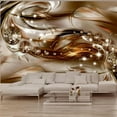 thumbnail image 1 of Tiptophomedecor Glam Wallpaper Wall Mural - Chocolate Tide, 1 of 4