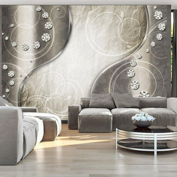 Tiptophomedecor Glam Wallpaper Wall Mural - Diamond Route