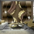 thumbnail image 1 of Tiptophomedecor Glam Wallpaper Wall Mural - Hand-Held Fans, 1 of 4