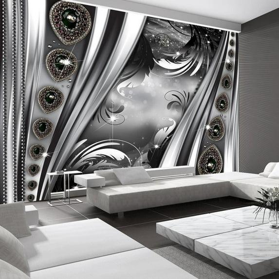 Tiptophomedecor Glam Wallpaper Wall Mural - Jewelry And Abstract