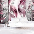 thumbnail image 1 of Tiptophomedecor Glam Wallpaper Wall Mural - Pink And Diamonds, 1 of 4
