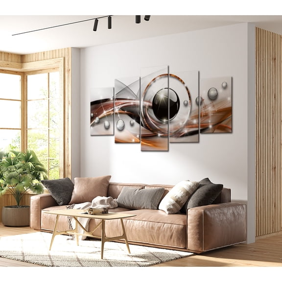 Tiptophomedecor Glamour Canvas Wall Art - Abstract Gaze - Stretched & Framed Ready To Hang Art