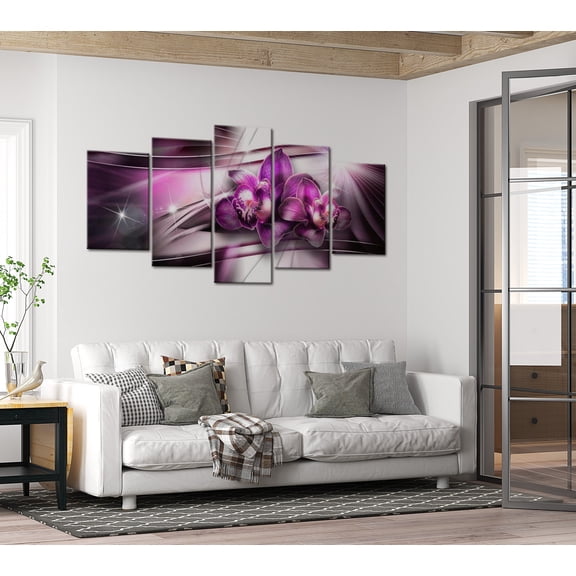 Tiptophomedecor Glamour Canvas Wall Art - Amaranthine Tandem - Stretched & Framed Ready To Hang Art