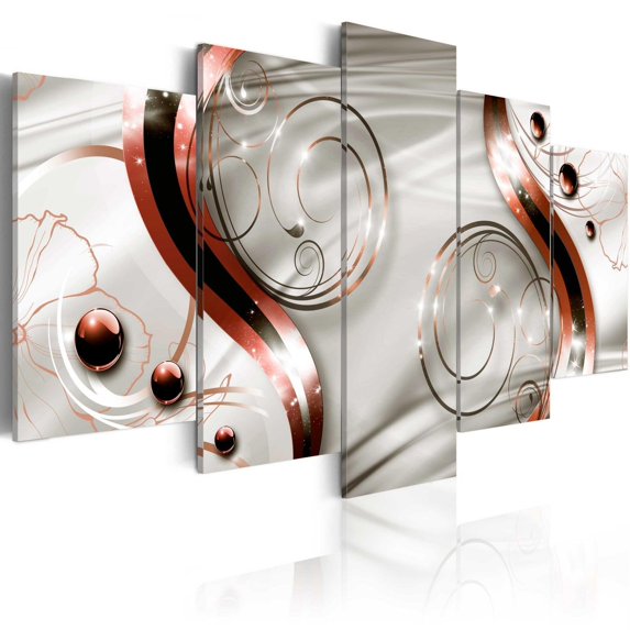 Tiptophomedecor Glamour Canvas Wall Art - Platinum Nymph - Stretched & Framed Ready To Hang Art