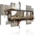 thumbnail image 1 of Tiptophomedecor Glamour Canvas Wall Art - Structure Of Gold - Stretched & Framed Ready To Hang Art, 1 of 4