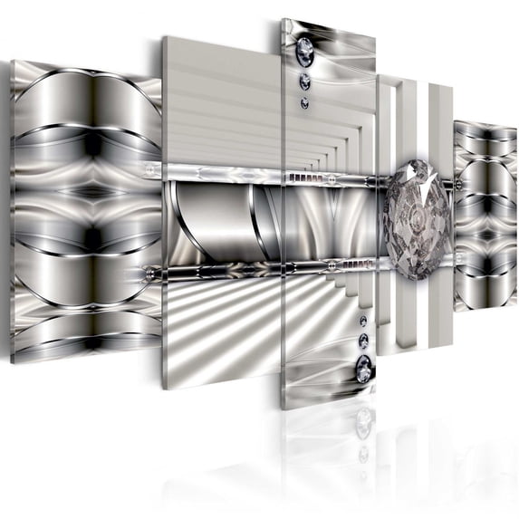 Tiptophomedecor Glamour Canvas Wall Art - The Tunnel Of Future Memories - Stretched & Framed Ready To Hang Art