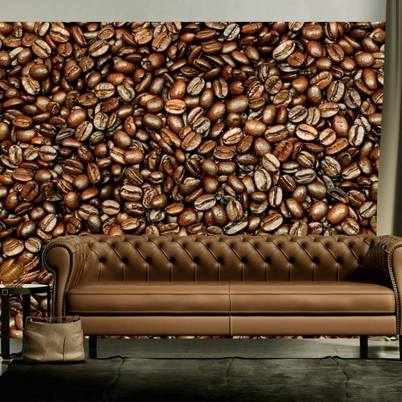 Tiptophomedecor Kitchen Wallpaper Wall Mural - Coffee Beans 01