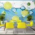 thumbnail image 1 of Tiptophomedecor Kitchen Wallpaper Wall Mural - Refreshing Lemonade, 1 of 4