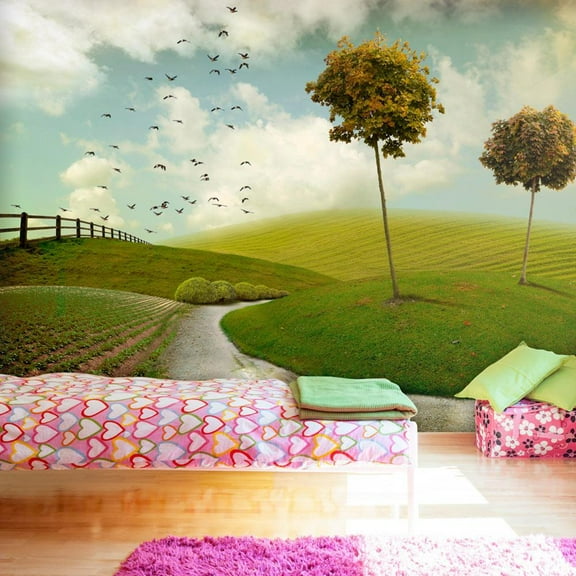 Tiptophomedecor Landscape Wallpaper Wall Mural - Autumn - Landscape