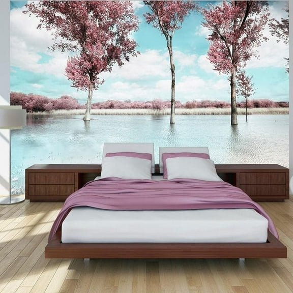 Tiptophomedecor Landscape Wallpaper Wall Mural - Autumn Scenery