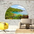 thumbnail image 1 of Tiptophomedecor Landscape Wallpaper Wall Mural - Emerald Island, 1 of 4
