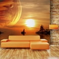 thumbnail image 1 of Tiptophomedecor Landscape Wallpaper Wall Mural - Fantasy Sunset, 1 of 4