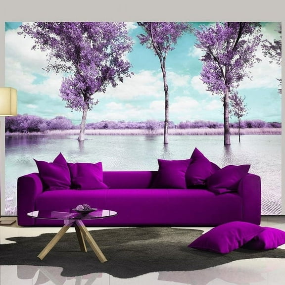 Tiptophomedecor Landscape Wallpaper Wall Mural - Heather Landscape