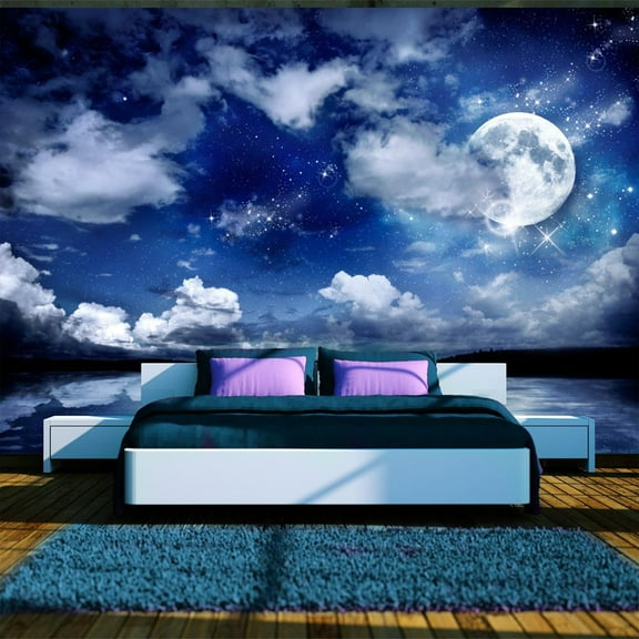 Tiptophomedecor Landscape Wallpaper Wall Mural - Magic Night