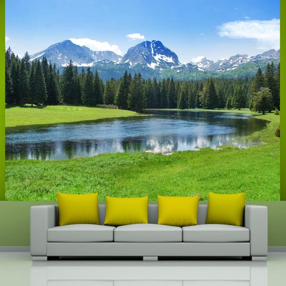 Tiptophomedecor Landscape Wallpaper Wall Mural - National Park Durmitor, Montenegro