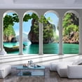 thumbnail image 1 of Tiptophomedecor Landscape Wallpaper Wall Mural - On The Terrace, 1 of 4