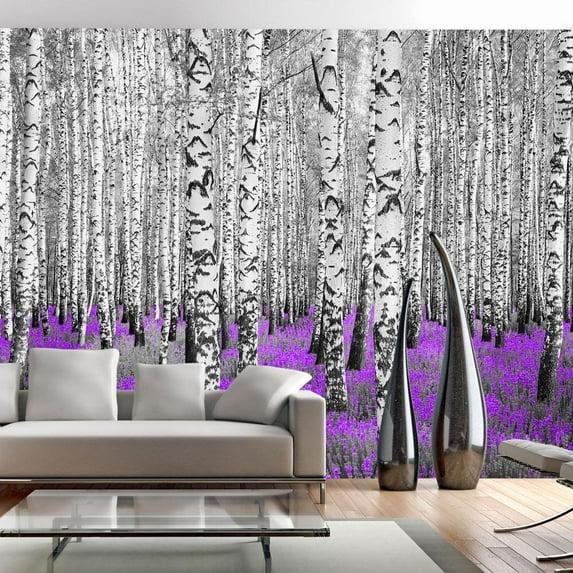 Tiptophomedecor Landscape Wallpaper Wall Mural - Purple Asylum