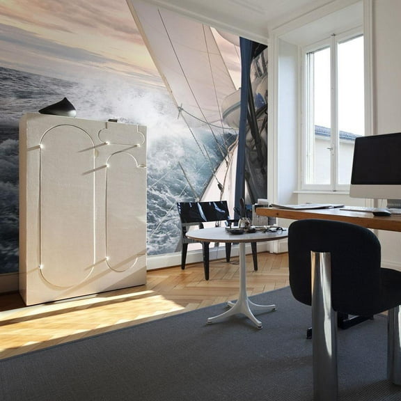 Tiptophomedecor Landscape Wallpaper Wall Mural - Sailing