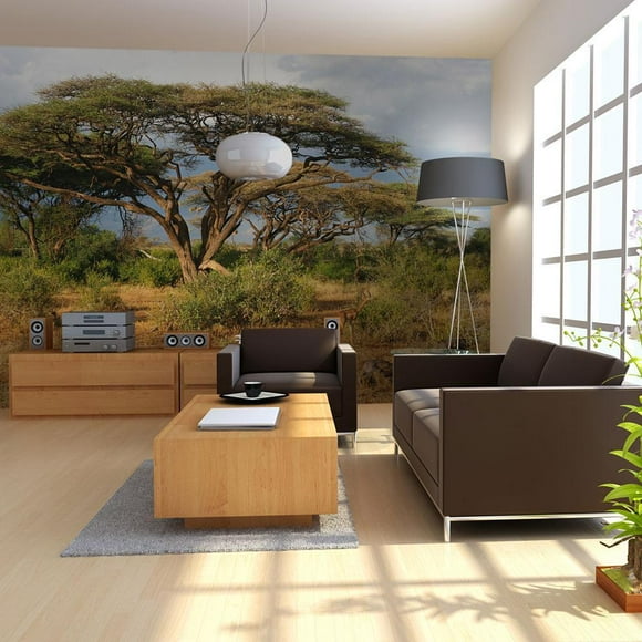 Tiptophomedecor Landscape Wallpaper Wall Mural - Samburu National Reserve, Kenya