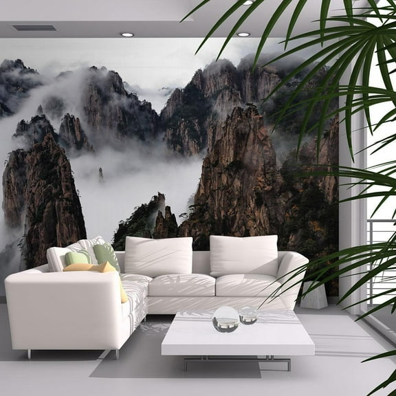 Tiptophomedecor Landscape Wallpaper Wall Mural - Sea Of Clouds In Huangshan Mountain, China