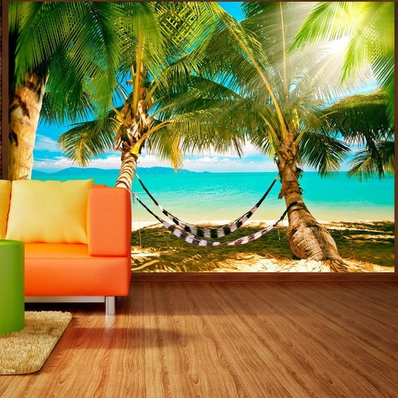 Tiptophomedecor Landscape Wallpaper Wall Mural - Sunny Duo