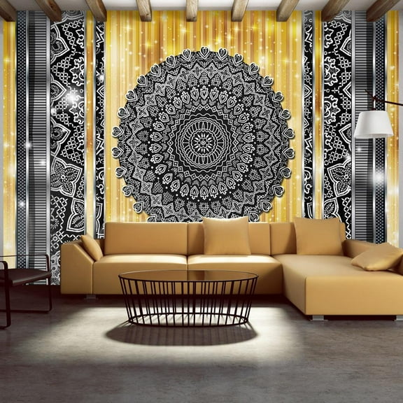 Tiptophomedecor Mandala Wallpaper Wall Mural - Incorporeal Circle
