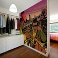 thumbnail image 1 of Tiptophomedecor Music Wallpaper Wall Mural - Jazz In The Evening, 1 of 4
